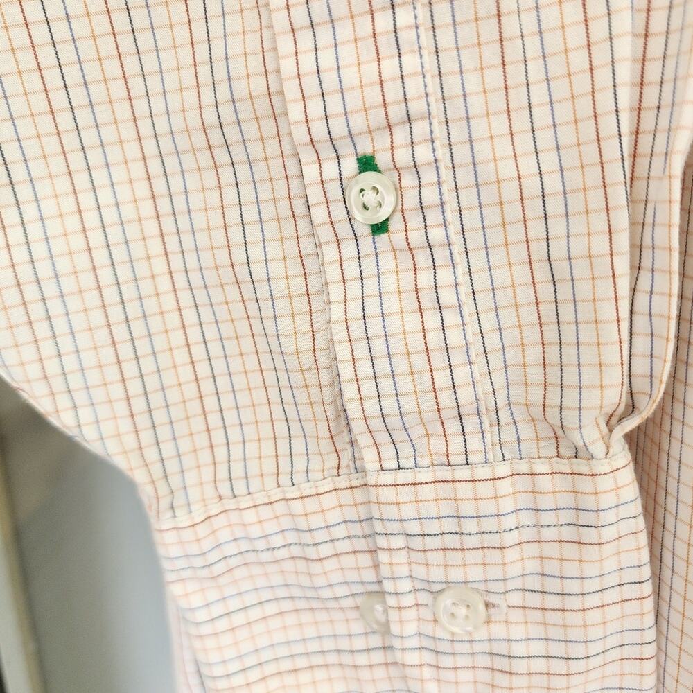 Tommy Hilfiger Men's 151/2 34-35 Multicolor Checked Long Sleeve Button Down - Picture 4 of 8